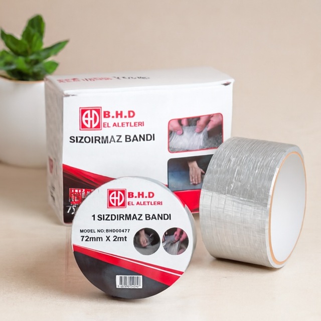 72mm X 2m Su Sızdırmaz Tamir Bandı Sakız Bandı Belirtilmemiş