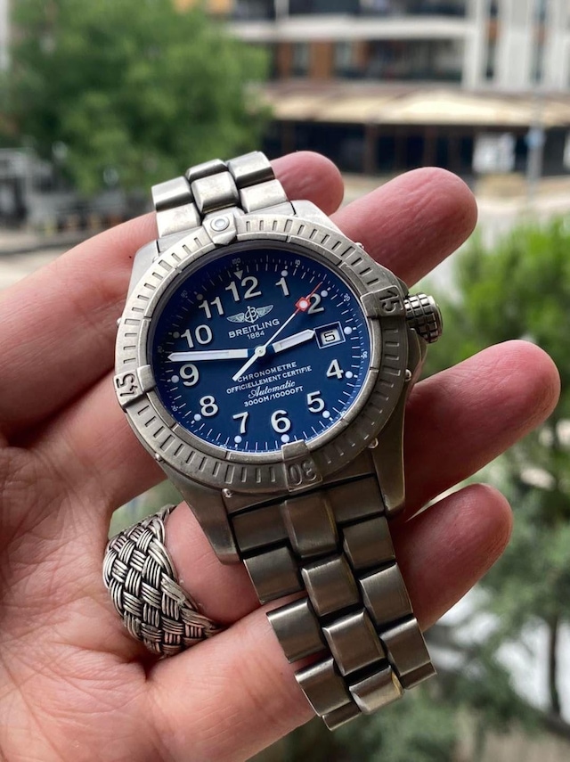 Breitling Avenger Seawolf 44mm Titanyum Kordon Erkek Kol Saati 2. El Teşhir Ürün