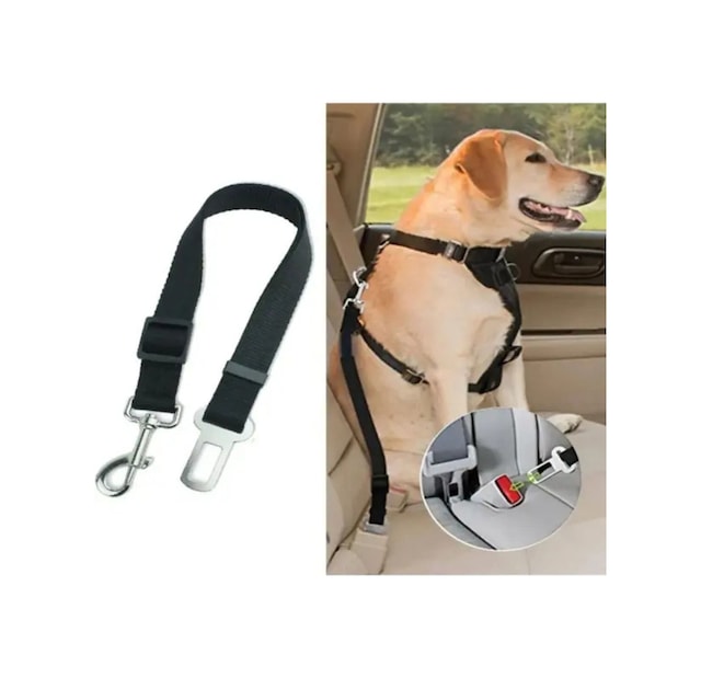 Araç Köpek Kedi Koltuk Emniyet Kemeri Evcil Hayvan Araba Metal Emniyet Halkası Tasması Tokası
