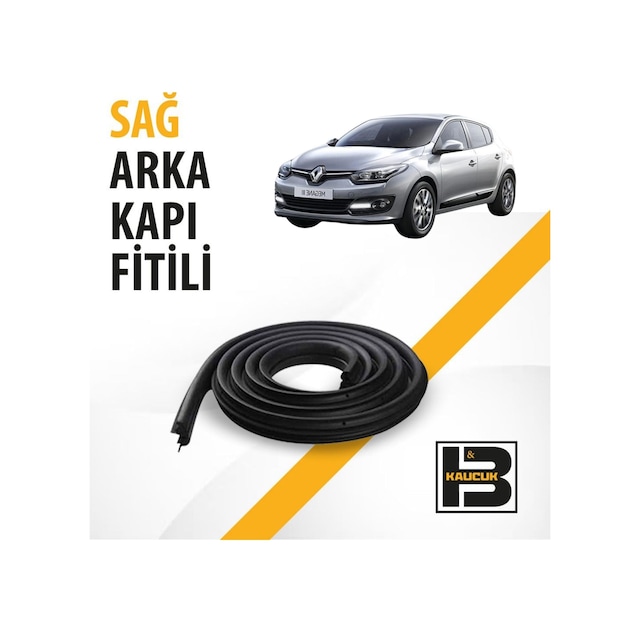 Renault Megane 3 Hatcback Sağ Arka Kapı Fitili Bm04148