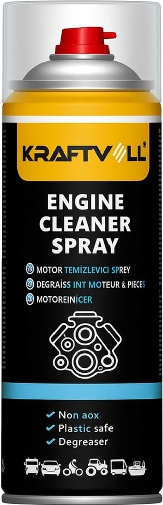Kraftvoll Motor Temizleme Spreyi 500 Ml Su Gerekmez