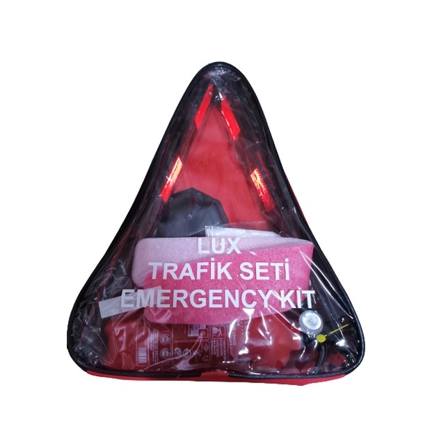 Tüvtürk Onaylı Lüks Trafik ve İlk Yardım Seti Özel Çanta N11.514
