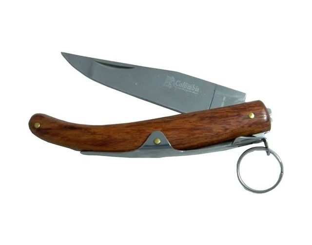 Okapi Gc2079a Kahverengi Cep Çakısı 20cm - Manuel, Ahşap Sap