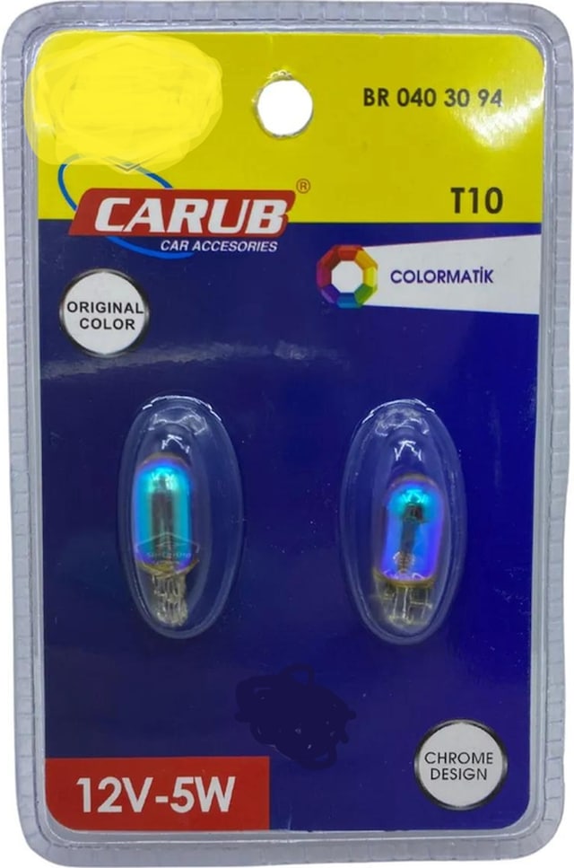 Carub T10 Diadem Dipsiz Park Ampülü Takımı