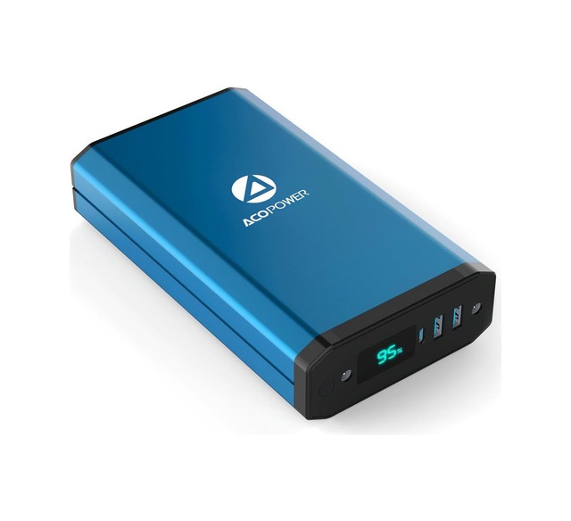 Acopower X230 14.8volt 13amper Li-ion Yedek Buzdolabı Aküsü + Powerbank + Led Lamba
