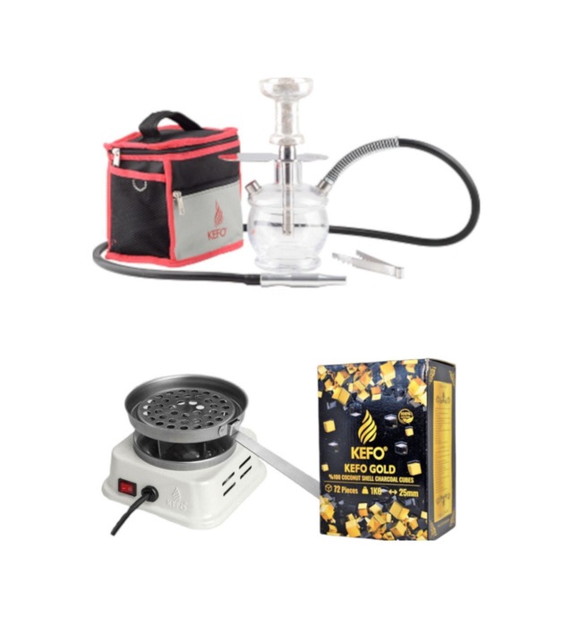 Trip Nargile Takımı+ 1 Kg+kefo Mini Rezistanslı Ocak