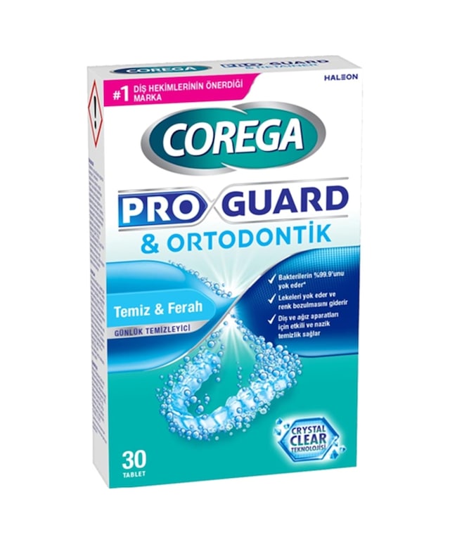 Proguard & Retainer 30'lu Protez Temizleme Tableti