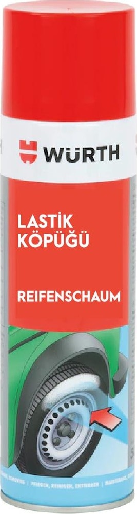 Würth Lastik Yanak Ve Tampon Parlatıcı Köpük 500 Ml