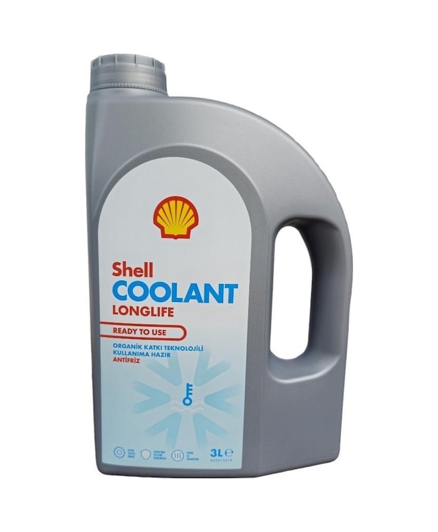 Shell Coolant Longlife Kırmızı Kullanıma Hazır Antifriz 3 Litre