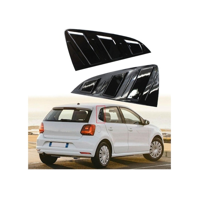 Vw Polo Kelebek Cam Vizörü Piano Black 2011-2018