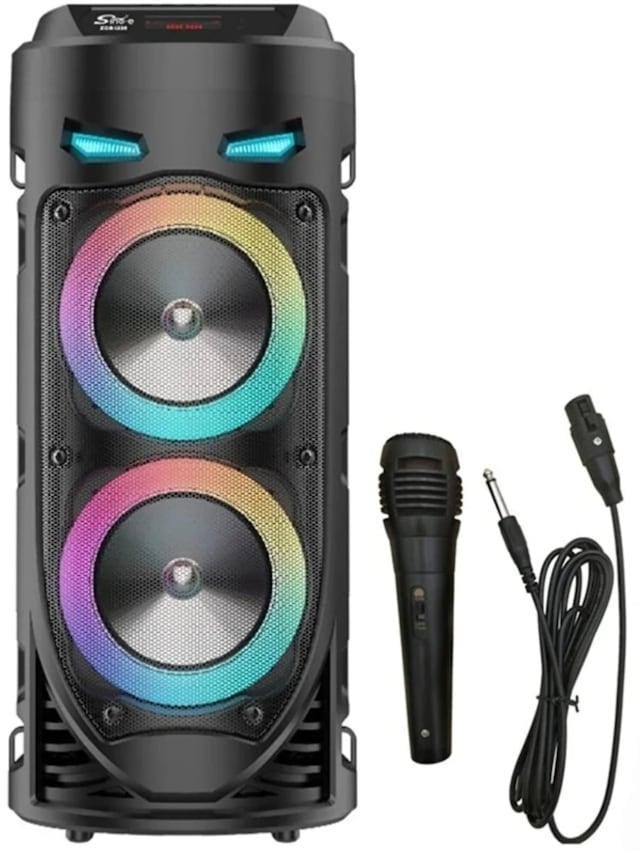 Junglee ZQS4239 Karaoke Mikrofonlu Bluetooth 5.0 Hoparlör