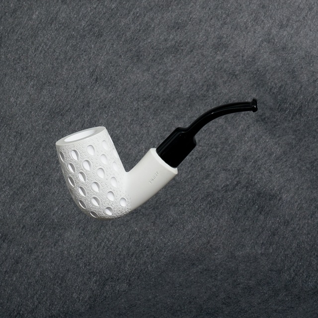 Yunar Lülya 9mm. Filtreli Akrilik Saplı Lületaşı Pipo 10277m