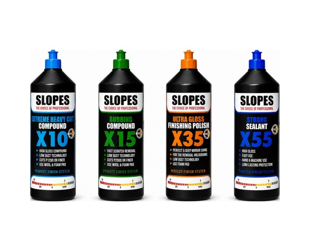 Slopes X10 Kalın X15 İnce Pasta X35 Hare Ve X55 Boya Koruma Seti 1 Lt