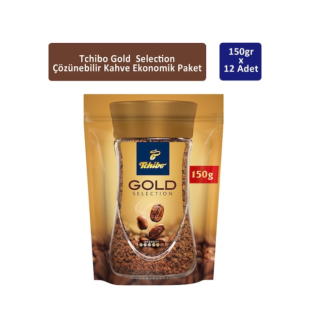 Tchibo Gold Çözünebilir Kahve 12 x 150 G