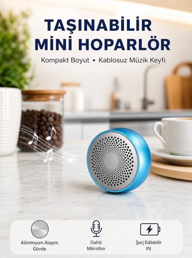 Znv Zenvia Mey İthalat 10w Güçlü Stereo Bluetooth Hoparlör 360 Surround Ses Deneyimi Yeni Nesil Znv2025 Cmn