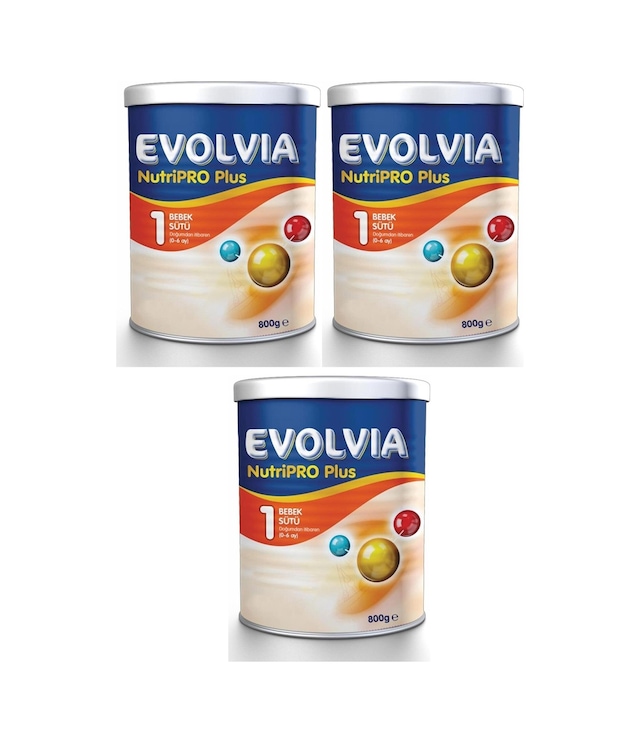 Evolvia Nutripro 1 Bebek Sütü 800 G 3 Adet