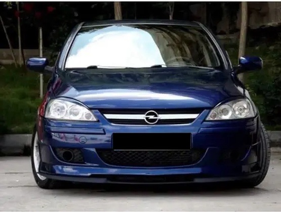 Opel Corsa C Ön Karlık Tampon Eki 2000-2006 Arası Boyasız