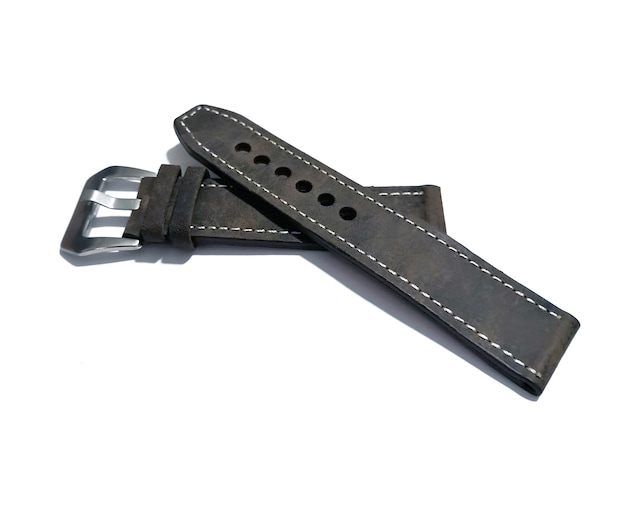 Fado& Fosil Uyumlu &her Saate Uyumlu Greyzi Deri Saat Kordonu 24 Mm 84 Gri Gri