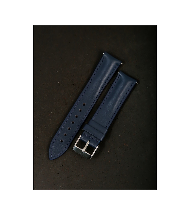 Hakiki Deri 20mm Akıllı Pimli Saat Kordonu Lacivert 16860154