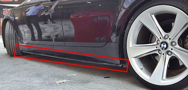 Bmw E60 Marşpiyel Lip Parlak Siyah Plastik