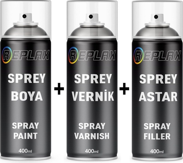 Togg Pamukkale Beyazı Sprey Boya+vernik+astar