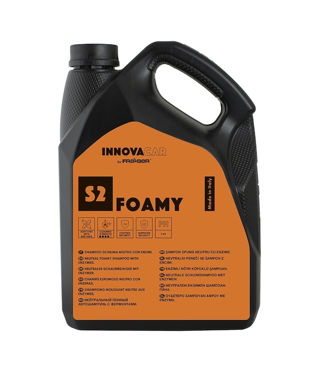 Innovacar S2 Foamy Enzimli Ph Nötr Köpüklü Araç Yıkama Şampuanı K