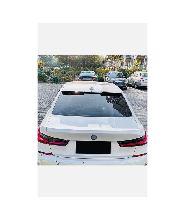 Bmw 3 Serisi G20 2019-2026 Uyumlu Cam Üstü Spoiler Yarasa Model İthal Pianoblack Parlak Siyah Abs Plastik A+kalite