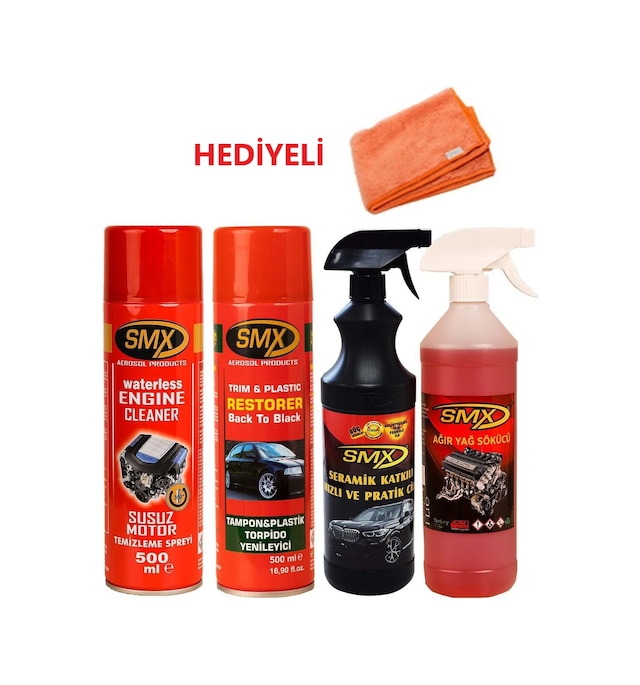 Smx 4'lü Oto Bakım Seti N11.2644