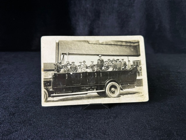 1900'lı Yılların Başından Daimler Y Charabanc C. W. Guyne Central Studios Clacton On Sea Kartpostal Teşhir Ürün
