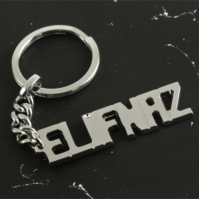 Elifnaz - 606 - - Spt-gld - İsimli Anahtarlık Çok Renkli