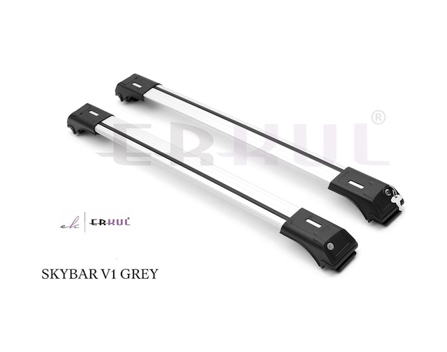 Erkul Renault-Megane 3 Sw 2009-2016 Ara Atkı Skybar V1 Gri