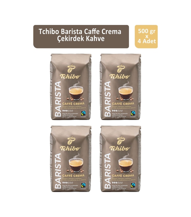 Tchibo Barista Caffe Crema Çekirdek 4 x 500 G