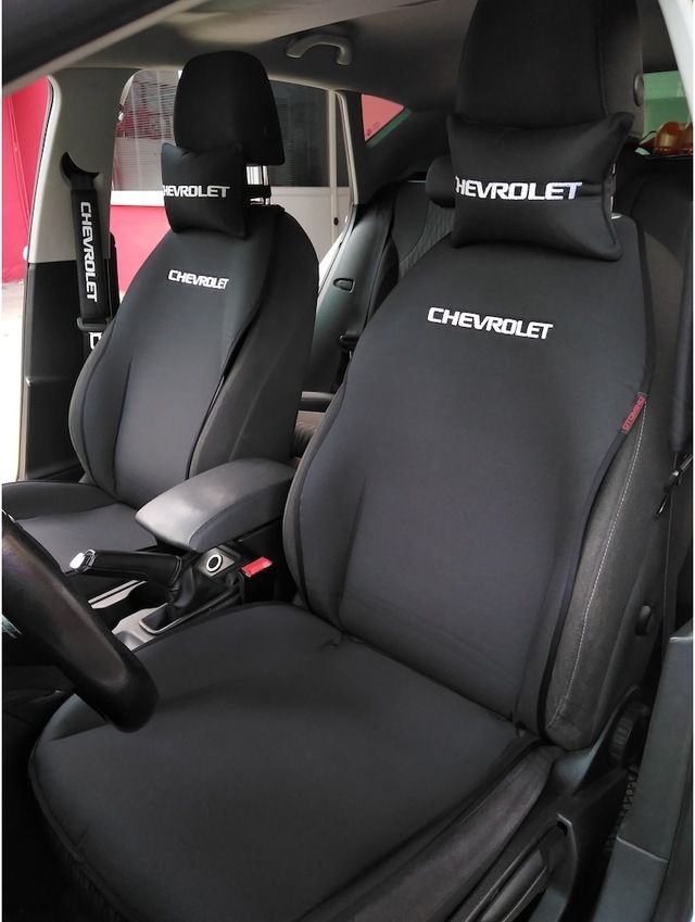 Chevrolet Nakışlı Ön Ikili Oto Koltuk Kılıfı
