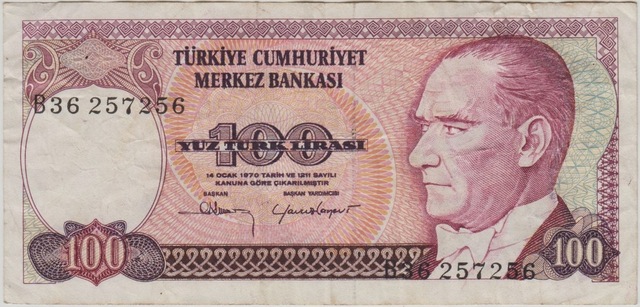 7. Emisyon 100 Lira B36 Çt.