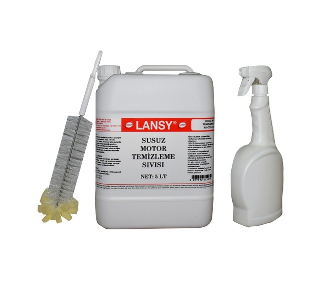 Lansy Susuz Motor Temizleme Sıvısı 5 Lt.+Sprey ve Fırça