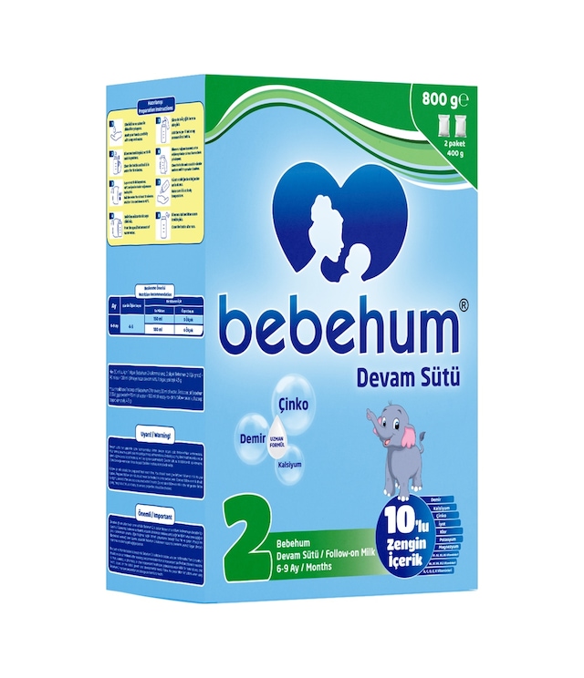 Bebehum 2 Numara Devam Sütü 6-9 Ay 800 gr