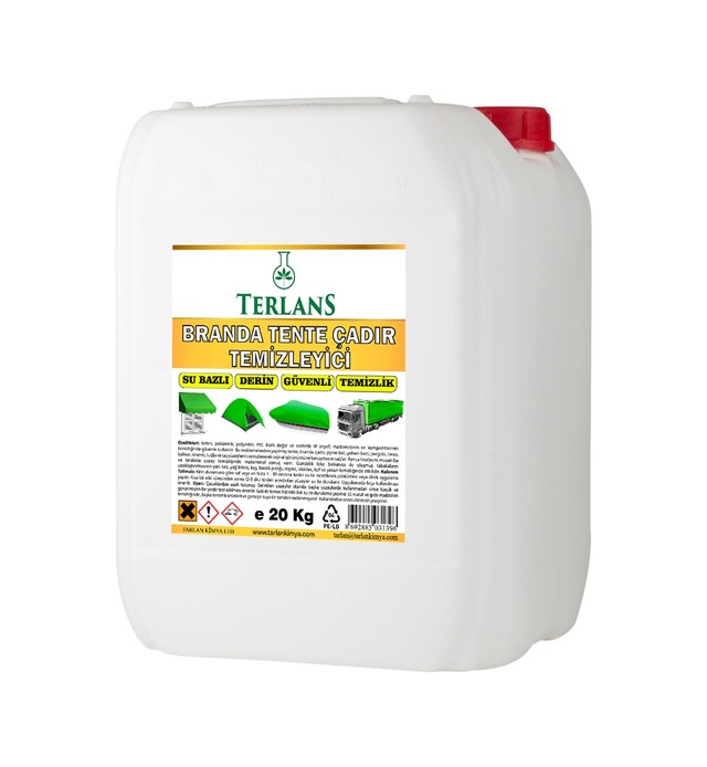 Terlans Branda Tente ve Çadır Temizleyici 20 KG Su Bazlı