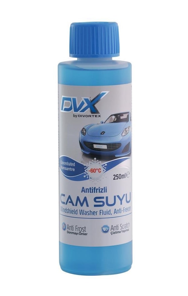 Divortex -60 Derece Konsantre Antifrizli Cam Suyu Pe 250 Ml 1 Adet