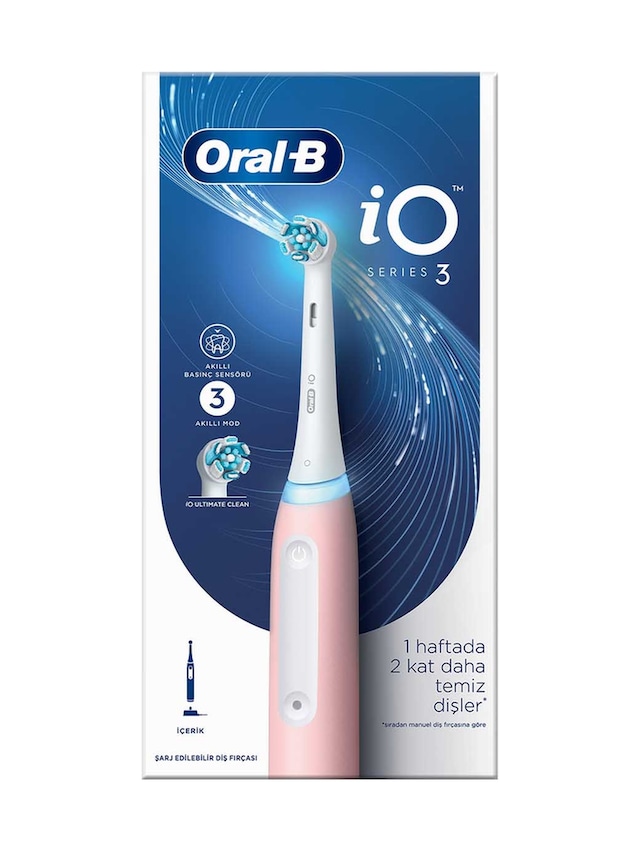 Oral-B İO Series 3 Şarjlı Diş Fırçası Pembe