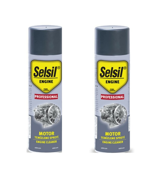 Selsil Susuz Motor Temizleyici Sprey 2 Adet X 500 Ml