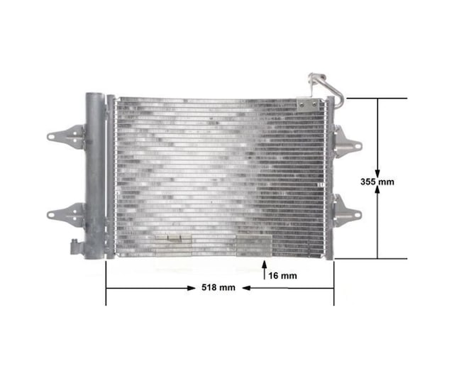 Behr Klima Radyatörü Vw Polo - Cordoba - Fabia 2001-2010 6q0820411k