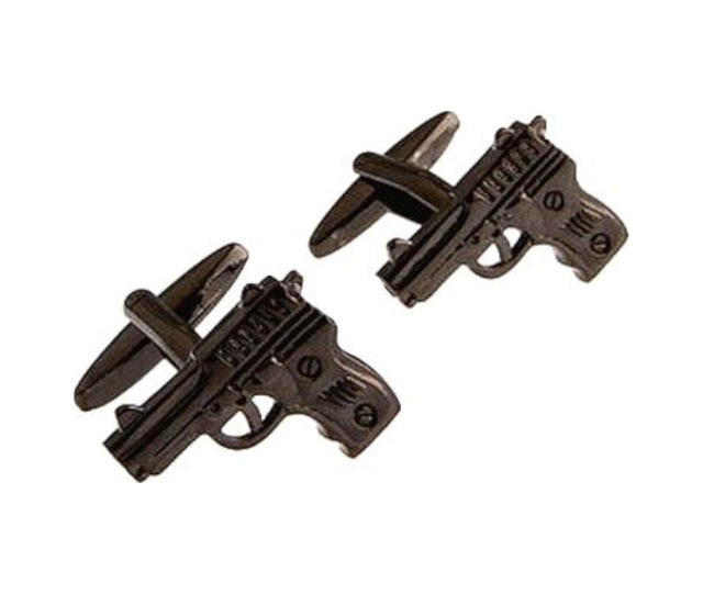 Siyah Glock Tabanca Kol Düğmesi