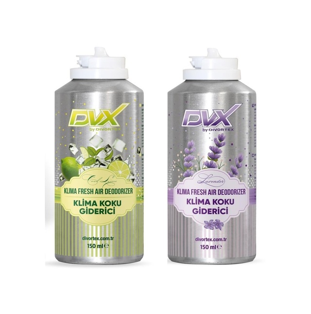Divortex Cool Lime Ve Lavanta Kokulu Klima Bombası 150 Ml. X 2 Ad
