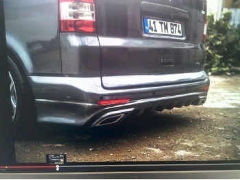 Volkswagen T6 Arka Karlık Difizörlü