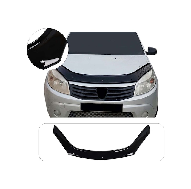 Dacia Sandero Uyumlu 2009-2012 Abs Kaput Rüzgarlığı