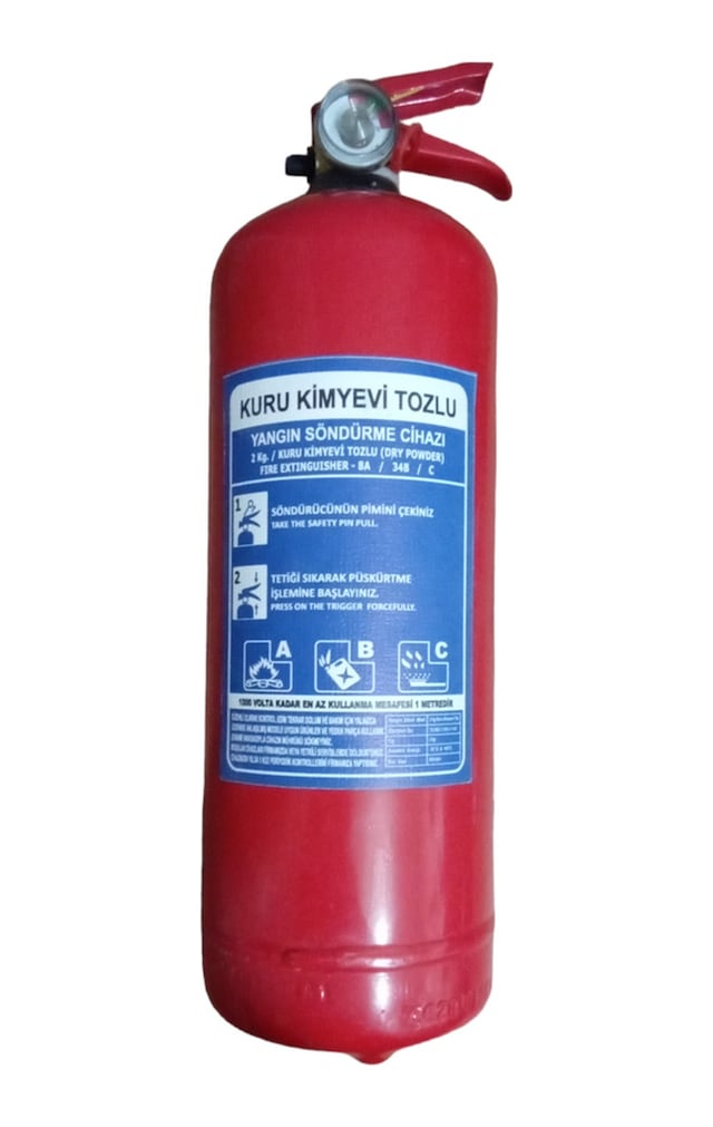 2 Kg Yangın Tüpü 4 Yıl Garantili Tüvtürk Uyumlu