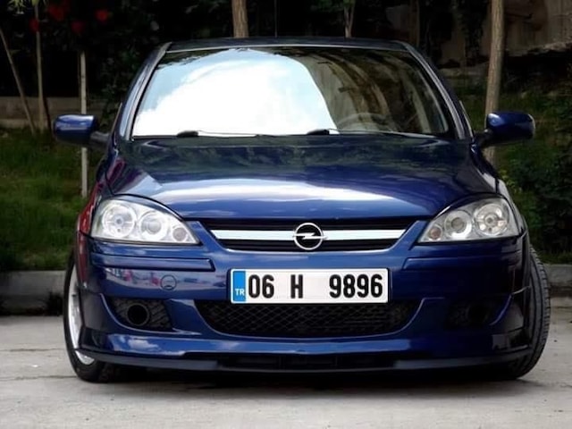 Opel Corsa C Uyumlu Çupra Ön Tampon Lipi Cupra Lip 3 Parça