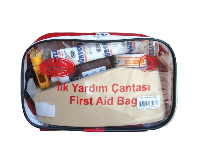 İlk Yardım Çantası Şeffaf Kutulu Karayol Autokit