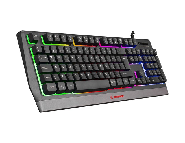 Rampage KB-R52 STYLE Rainbow Aydınlatmalı Gaming Oyuncu Klavye