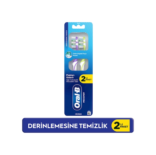 Oral-b Pro Expert Derinlemesine Temizlik Diş Fırçası 2'li Paket